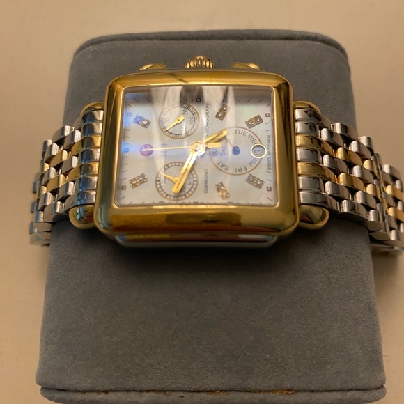 MICHELE Deco Chronograph Watch - Picture 8 of 9